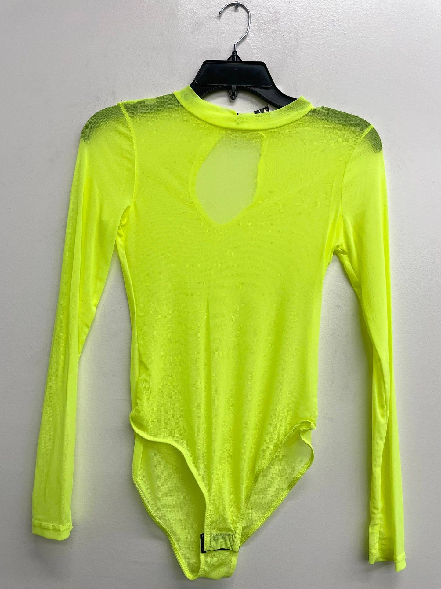 Mesh Mock Neck Bodysuit: