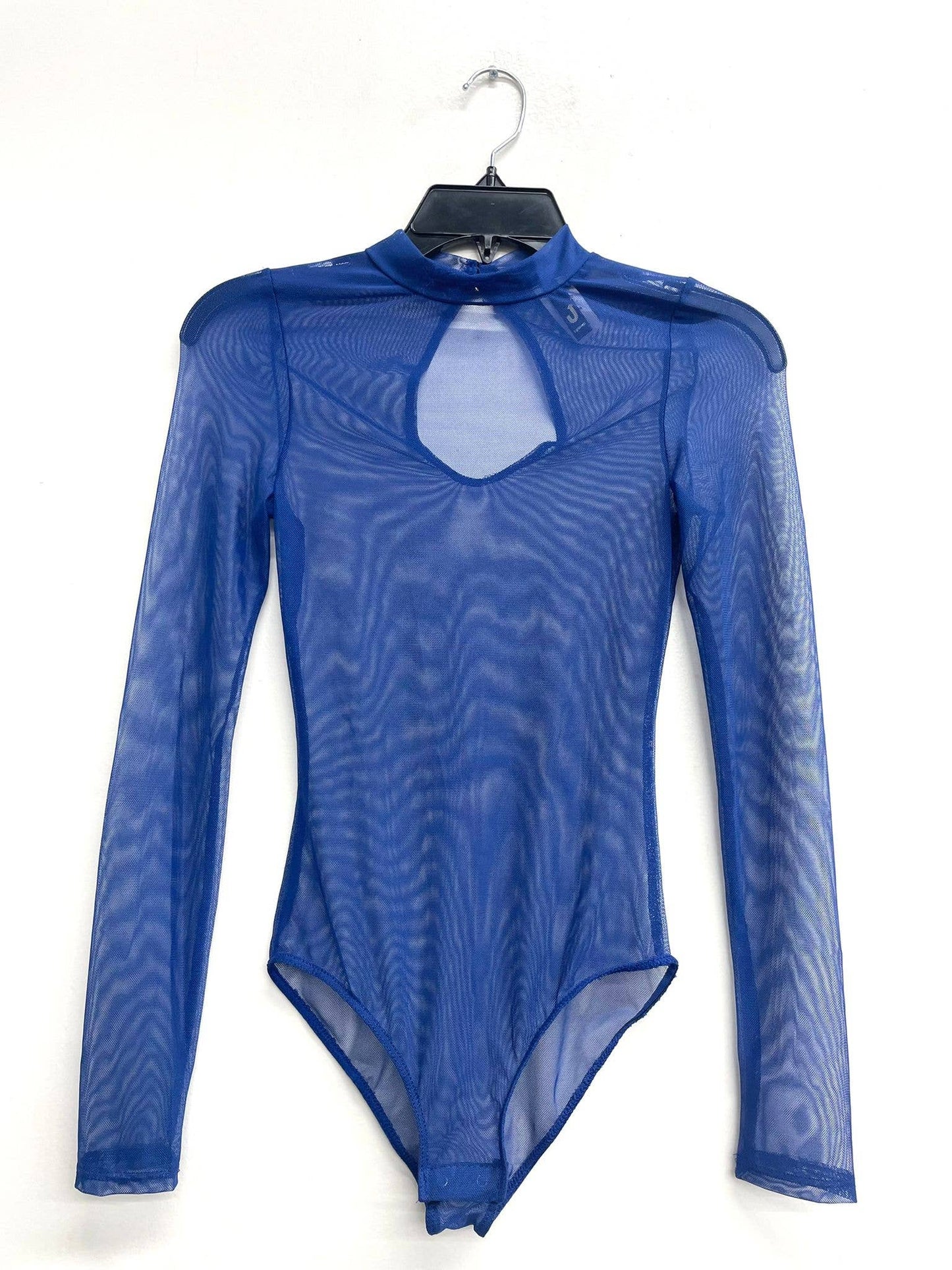 Mesh Mock Neck Bodysuit: