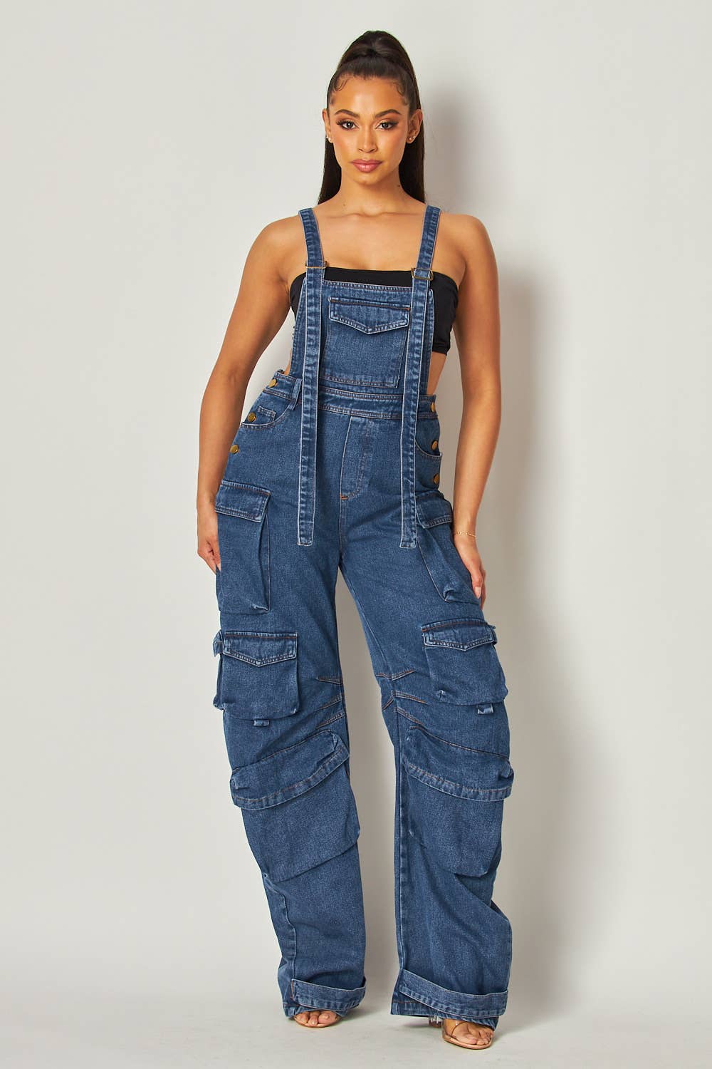 STRAPPY CARGO JUMPSUIT