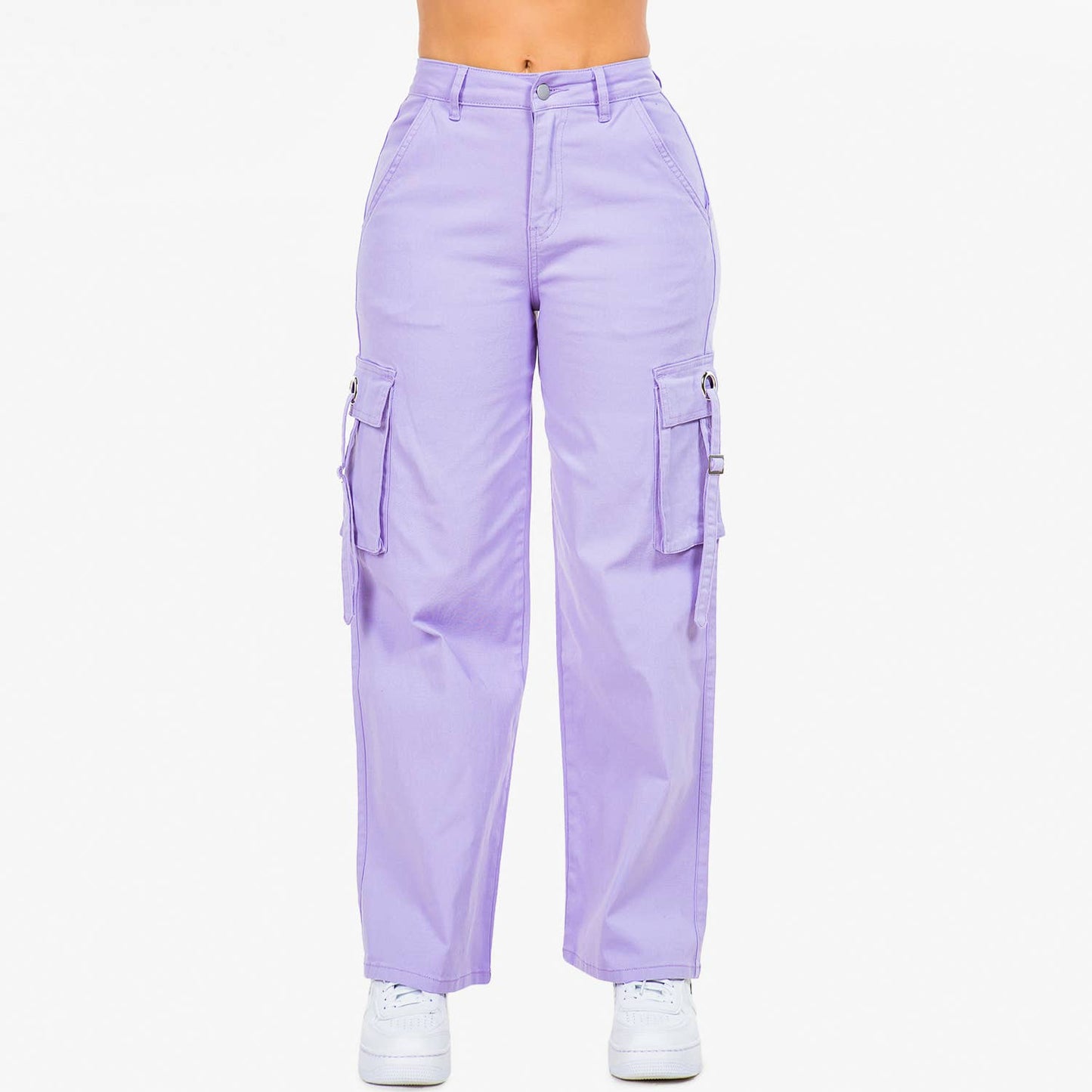 WIDE LEG PANTS OLIVE