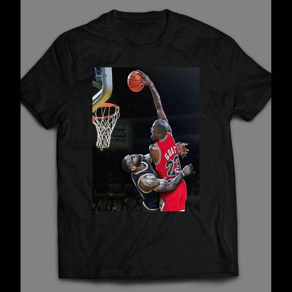 - Air Dunk Over LBJ High Quality Custom Shirt