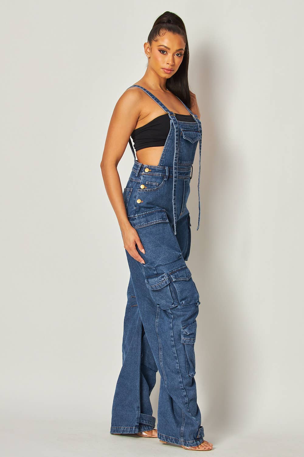 STRAPPY CARGO JUMPSUIT