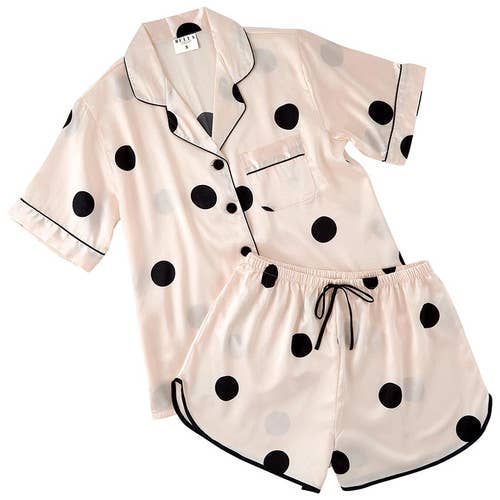 Satin Two-Piece PJ Set -