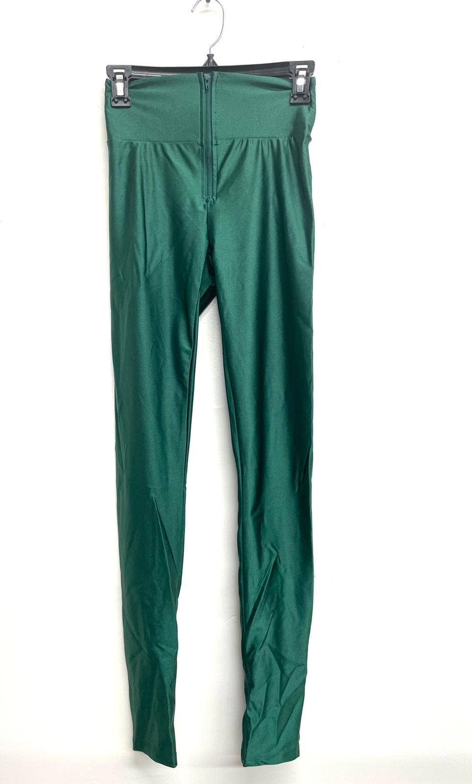 High Waist Zipper Leggings Dark Colors: