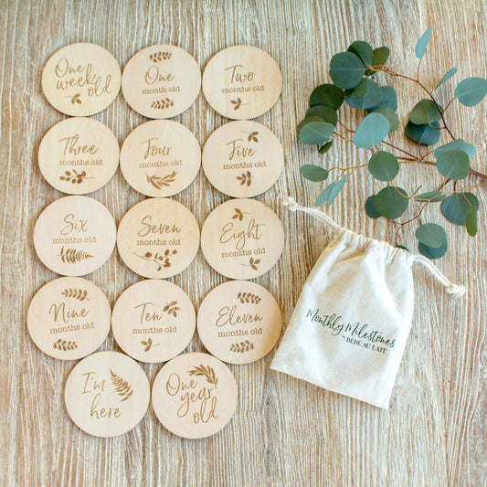 Bebe Au Lait - Monthly Milestone Moments Set